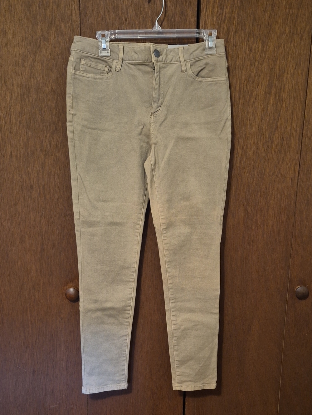 NWT Bass Women’s Skinny Jeans in Light Khaki Sz 8
